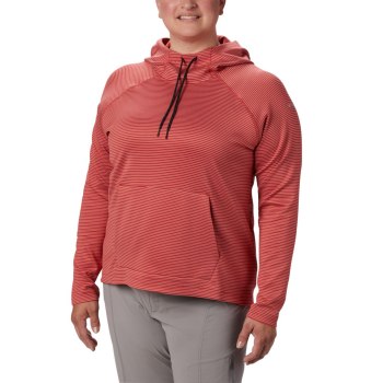 Columbia Bryce Canyon Plus Size, Sudaderas Con Capucha Rojos Rayas Para Mujer | 193728-XZA